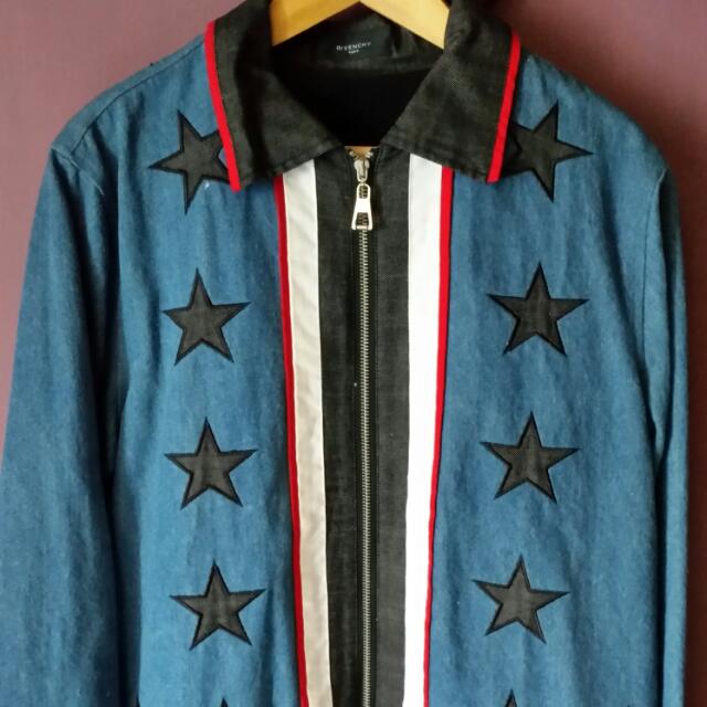 givenchy star denim jacket