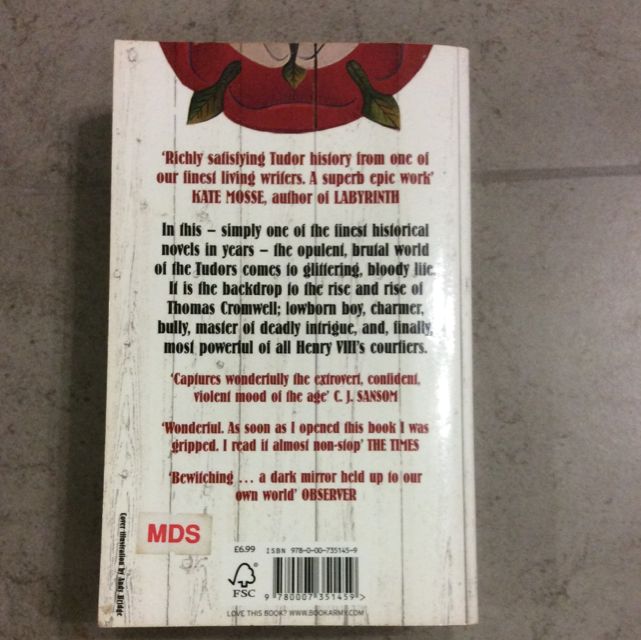 Wolf Hall (Category: Other Merchandise) located in Singapore. Submitted by memphismikkoang (Listing ID 17095973, Image 2). Description: .