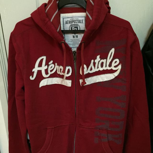 Aeropostale Men s Maroon Hoodie Sweater