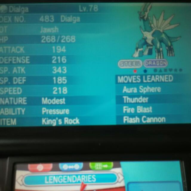 Legendary Pokemon Oras Xy Hobbies Toys Toys Games On Carousell