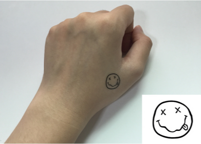 Wallpaper Nirvana Logo Temporary Tattoo Design Craft On Carousell HD