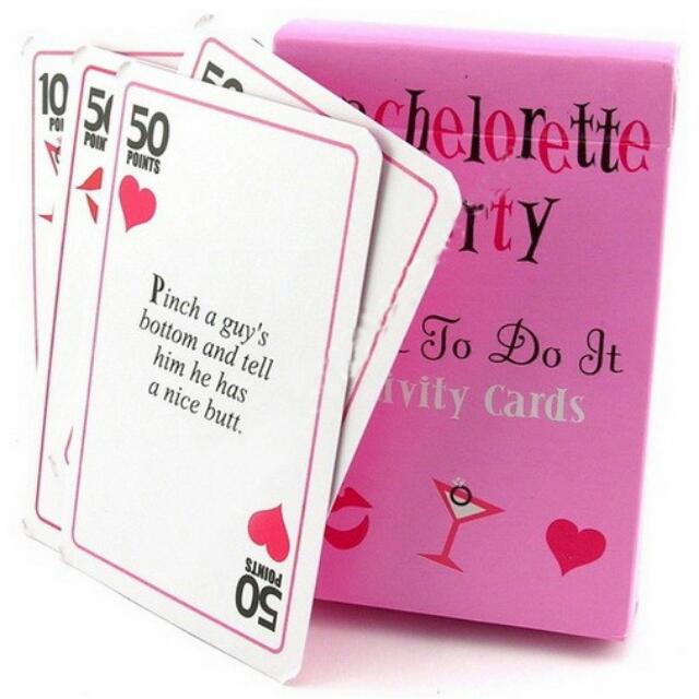 Bachelorette Party Dare to Do It Card Game, Women's Fashion, Bags
