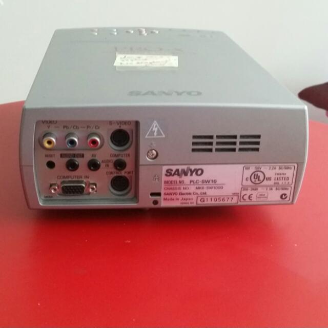 Faulty Sanyo PLCSW10 ProX Multimedia Projector NO Display When Power On Made In Japan
