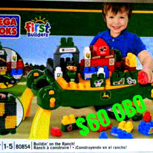 john deere mega bloks table