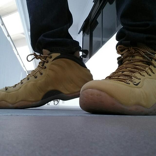 nike foamposite wheat