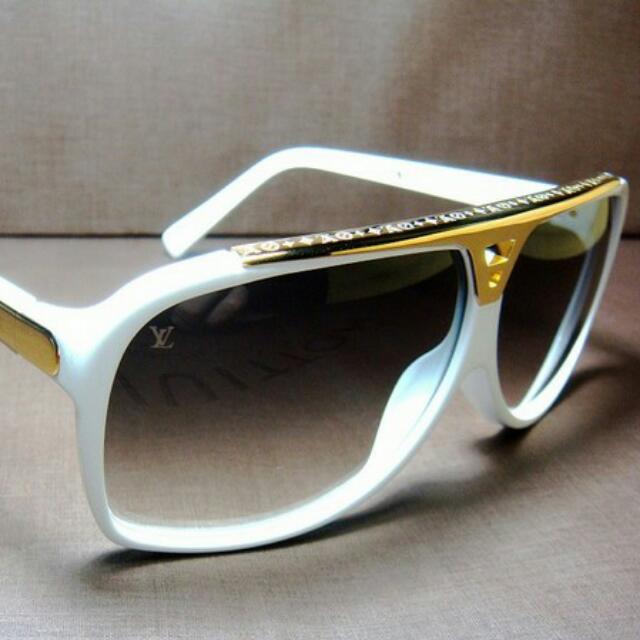ORIGINAL USED LOUIS Vuitton Z0350W 93L evidence sunglasses Black/Gold  £199.99 - PicClick UK