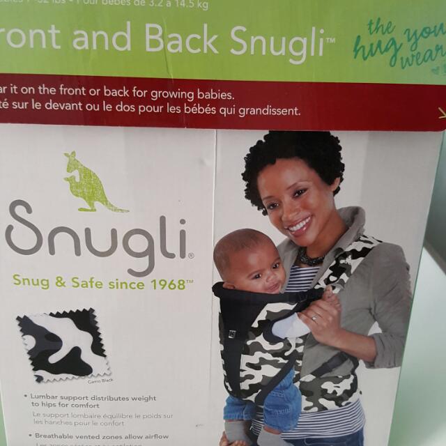 Snugli front and back carrier new arrivals