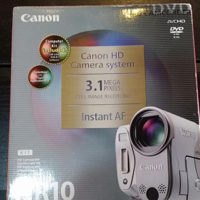 Canon HR10 HD Video Recorder, Photography, Video Cameras on Carousell