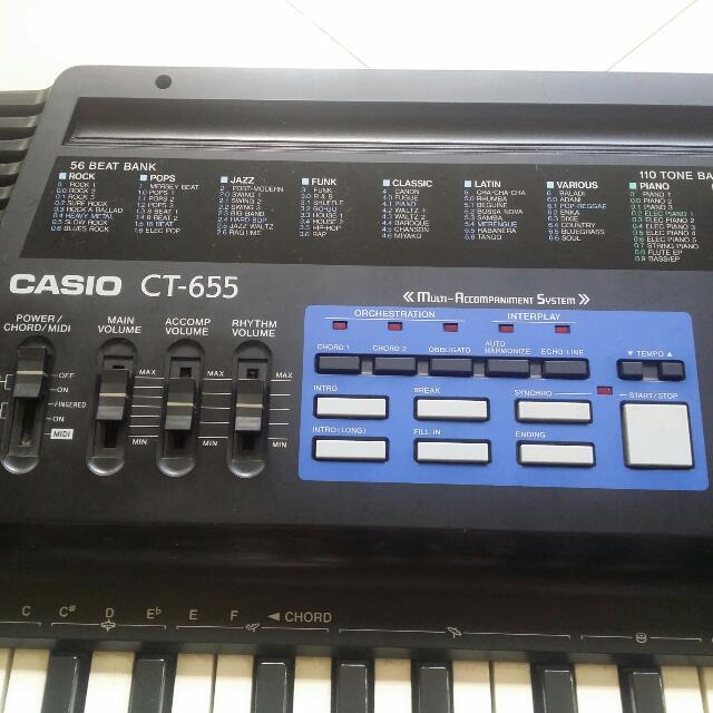 Casio ct 655 price on sale