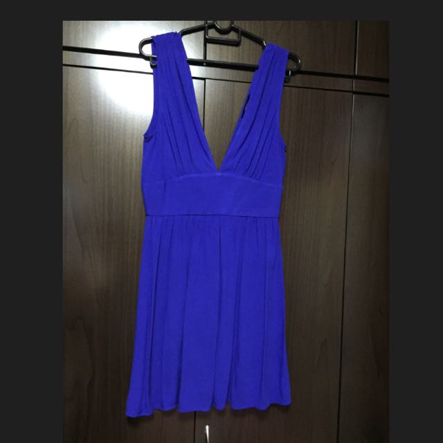 Royal blue dress forever 21 sales