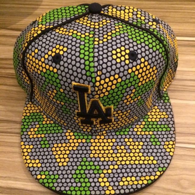 digital camo dodgers hat