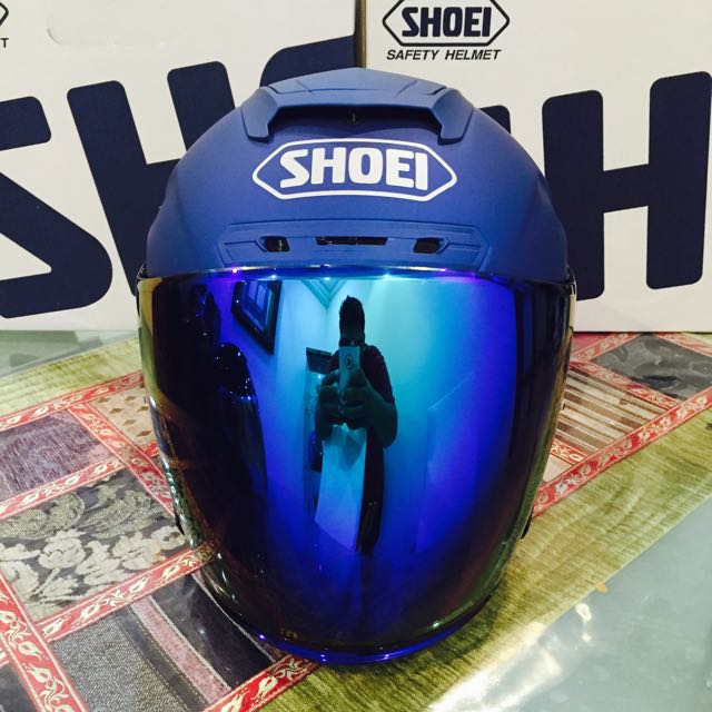 Shoei J force 4 (blue), Cars on Carousell