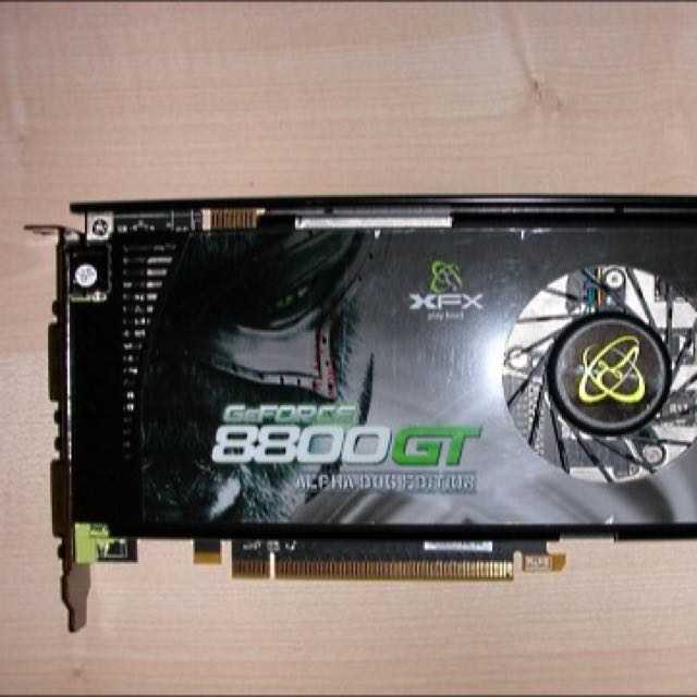 2 GFX CARDS Nvidia 8800 GT ALPHA DOG EDITION Palit GTX 260