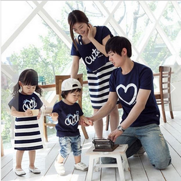 couple t shirt with baby boy