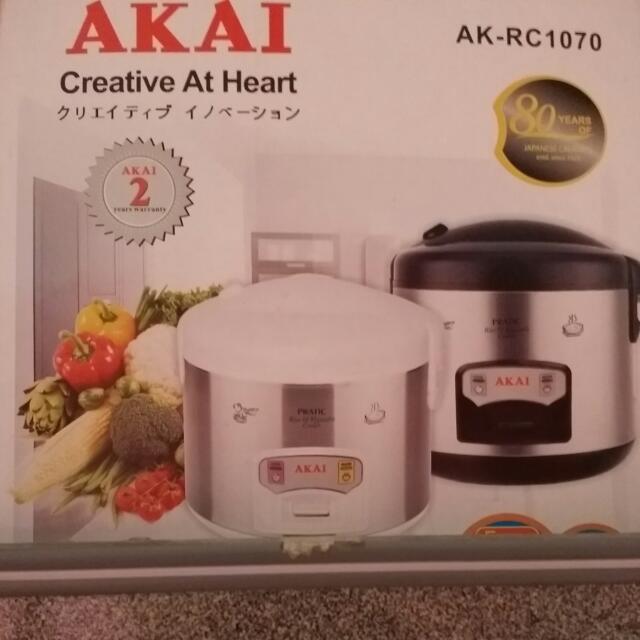 Like New Akai Rice Cooker 1.8L, Furniture & Home Living, Gardening, Pots & Planters on Carousell