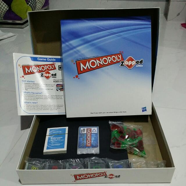 Monopoly zAPPed Edition, Hobbies & Toys, Toys & Games on Carousell