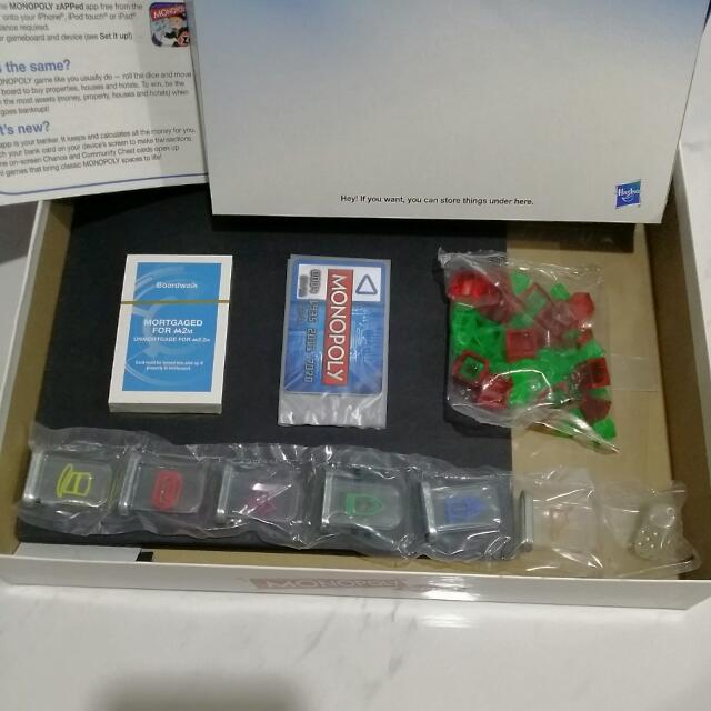 Monopoly zAPPed Edition, Hobbies & Toys, Toys & Games on Carousell