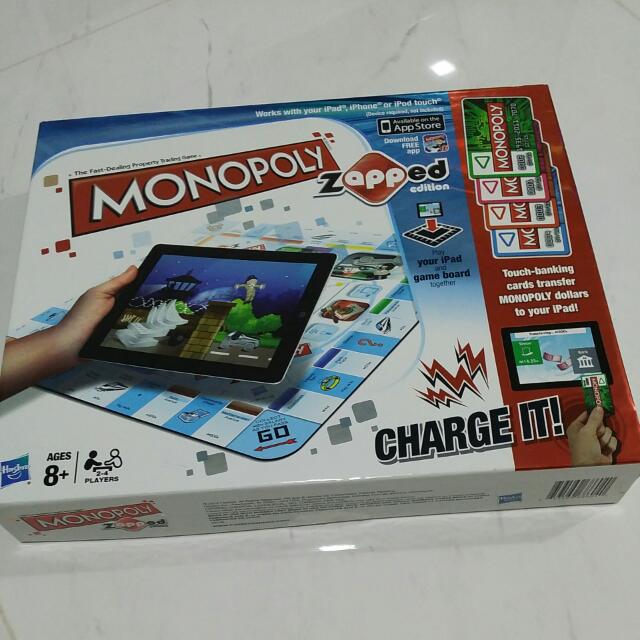Monopoly zAPPed Edition, Hobbies & Toys, Toys & Games on Carousell