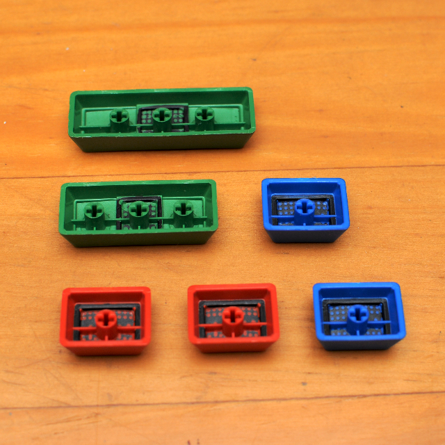 Vortex RGB Thick PBT Doubleshot Modifier Keycaps (Black Legends ...