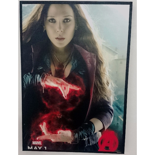 Framed Marvel S Avengers Age Of Ultron Scarlet Witch Poster Hobbies Toys Toys Games On Carousell