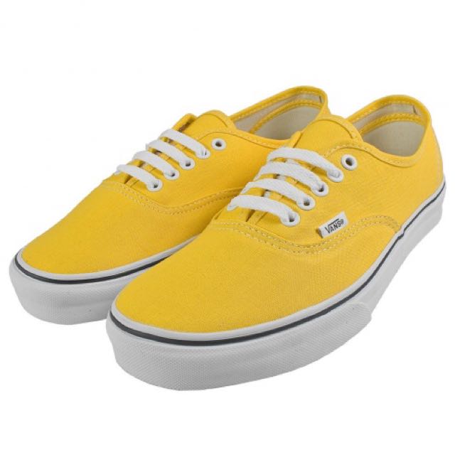 vans trainers yellow