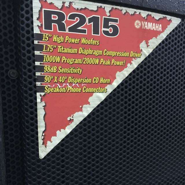 Yamaha R215 Speakers Used Audio Soundbars Speakers Amplifiers