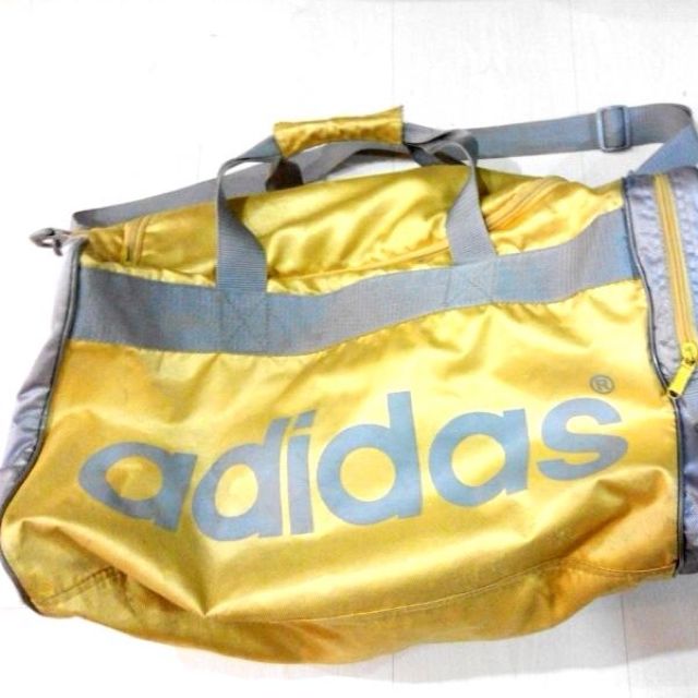 Adidas Yellow Duffel Bag, Men's Fashion, Bags, Belt bags, Clutches and