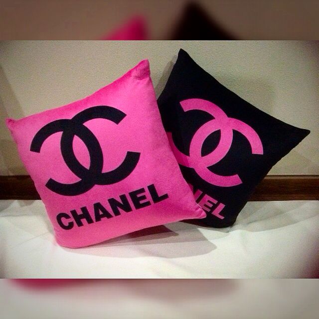 Pink chanel cheap pillow