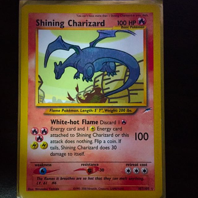 Shining Charizard, Hobbies & Toys, Toys & Games on Carousell