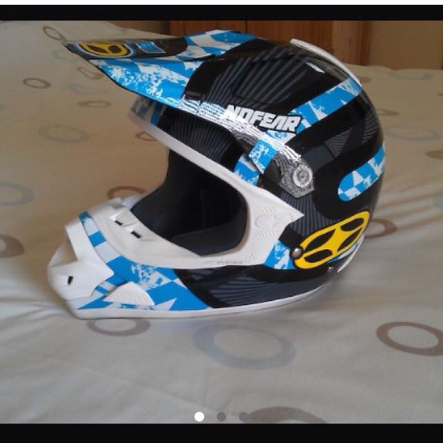 BNIB No Fear Motocross Helmet Size L Cars on Carousell