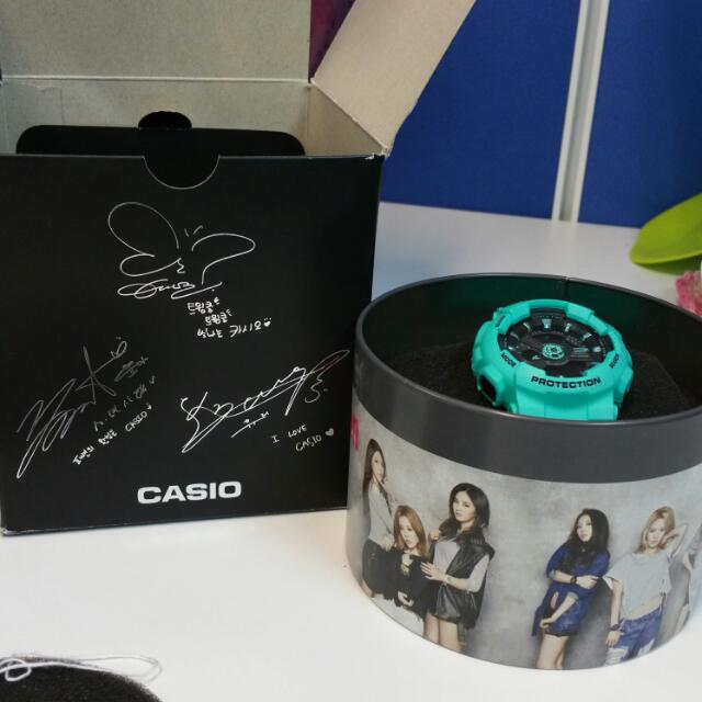 Reserved Casio Snsd Limited Edition Baby G BA 111B Health Nutrition Health Monitors Weighing Scales on Carousell