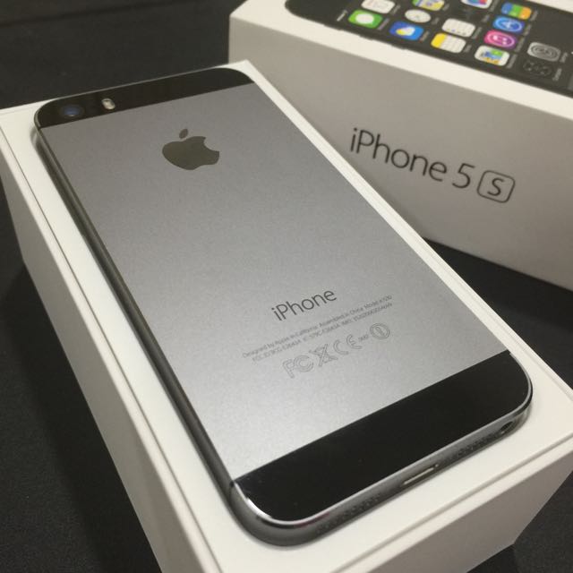 iphone 5s space grey box