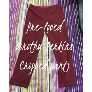 Dorothy Perkins Cropped Pants