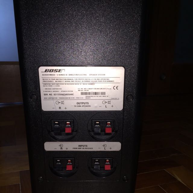Bose acoustimass hot sale 5v
