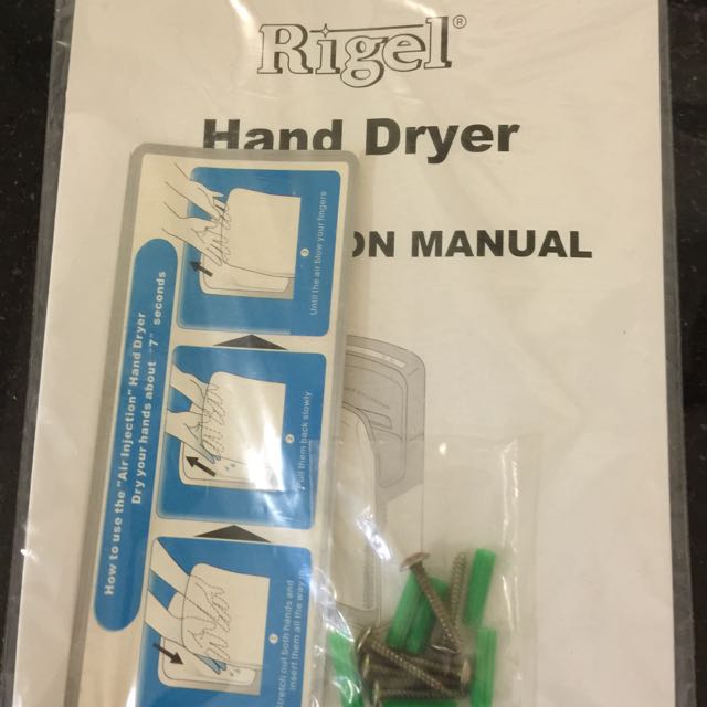 Brand New Hand Dryer (brand Rigel), Babies & Kids, Bathing & Changing, Other Baby Bathing