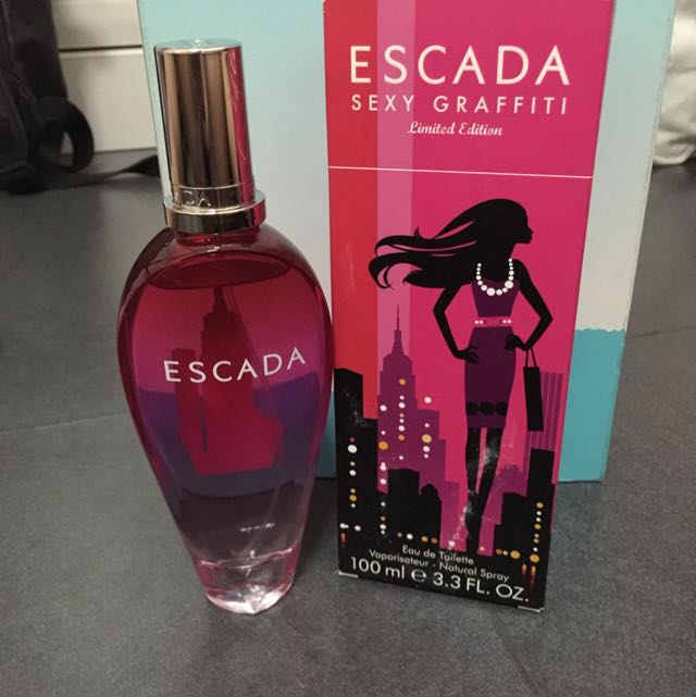 Escada Sexy Graffiti Perfume Preloved, Women's Fashion, New ...