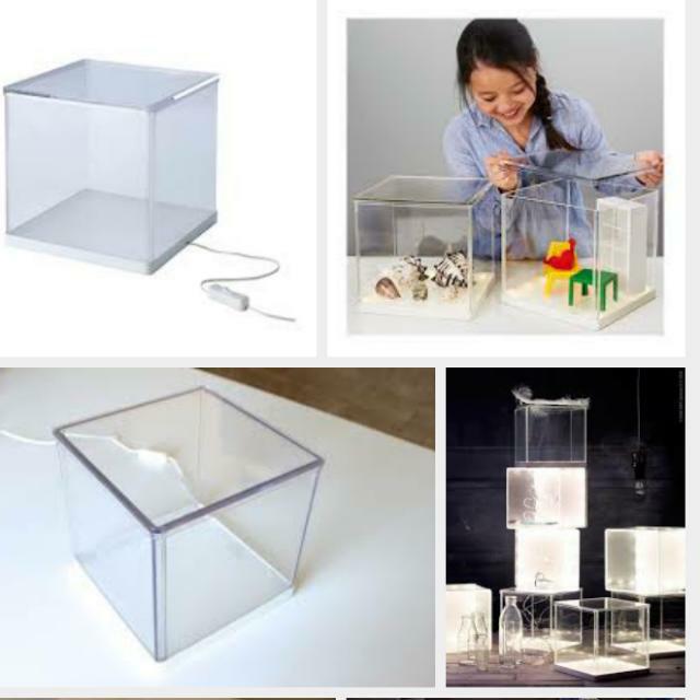 Ikea With Led Light Display Box Casing Can Put Sg50 Singa Furniture On Carousell