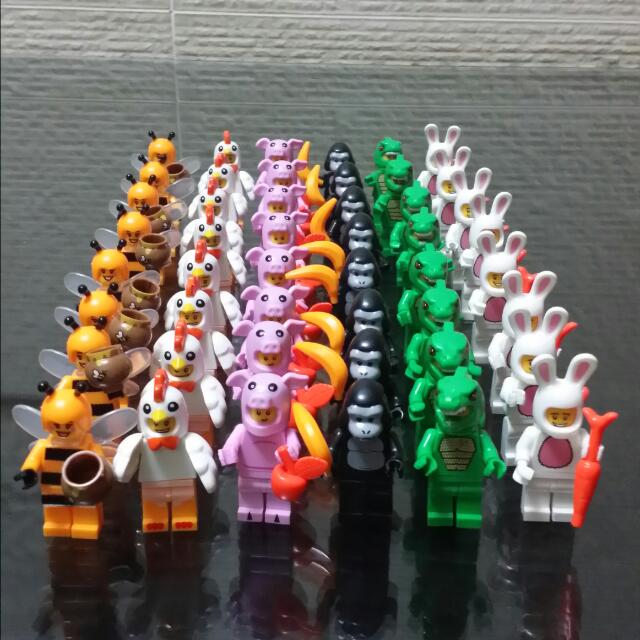 lego animal suit minifigures