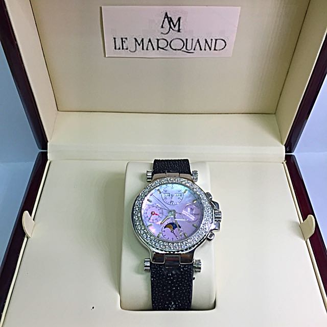 A.le Marquand Automatic Diamond Watch, Luxury, Watches on Carousell