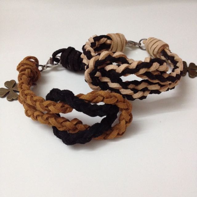 Handmade Four Strand Round Braid Bracelets