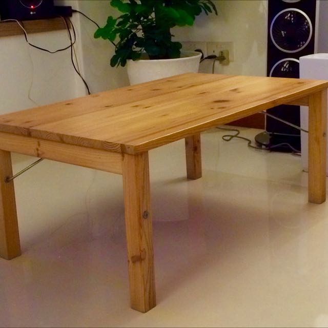 Muji Pine Wood Foldable Table Furniture On Carou