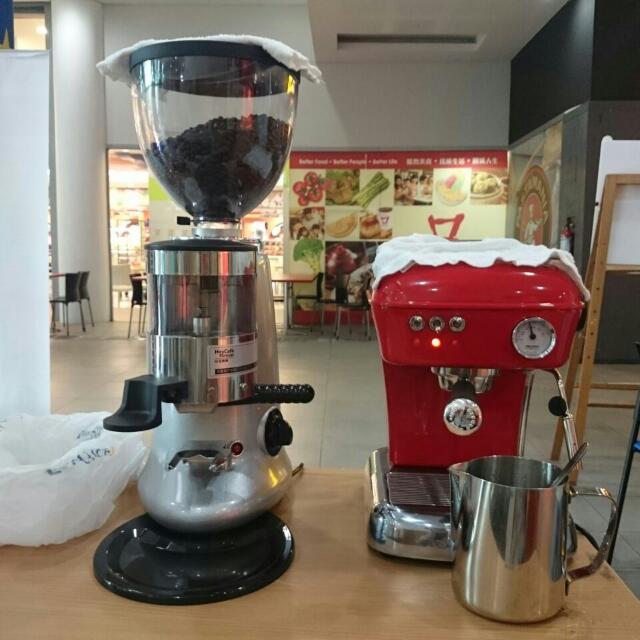 1 Grp Espresso Machine And Grinder Set, Bulletin Board, Looking For on