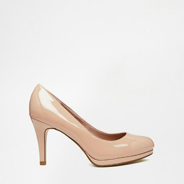 nude heels new look