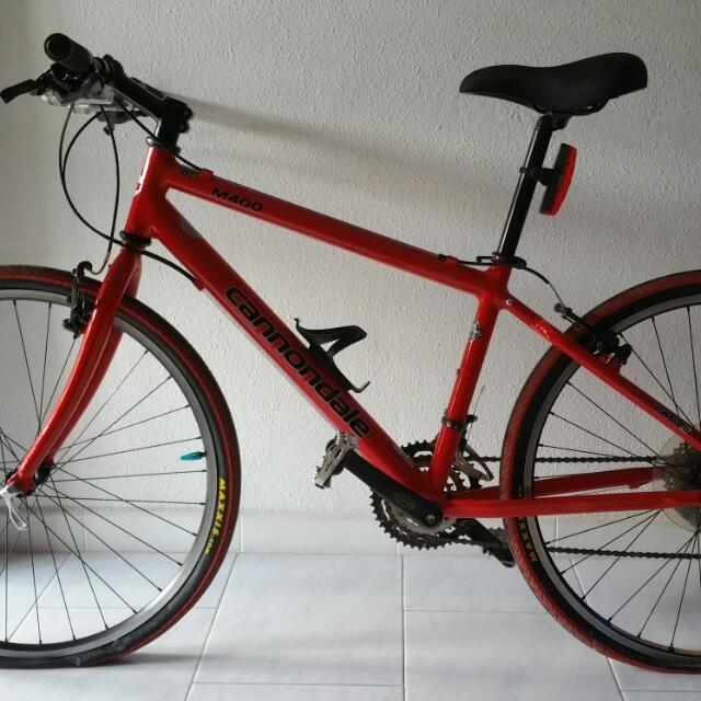 cannondale mountain bike red