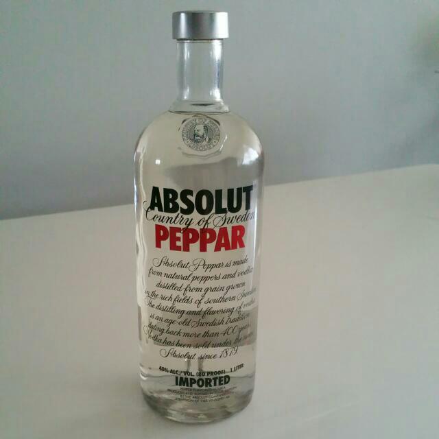 Peppar Flavoured (1Litre, 40%vol), Men's Fashion, Muslim Wear ...