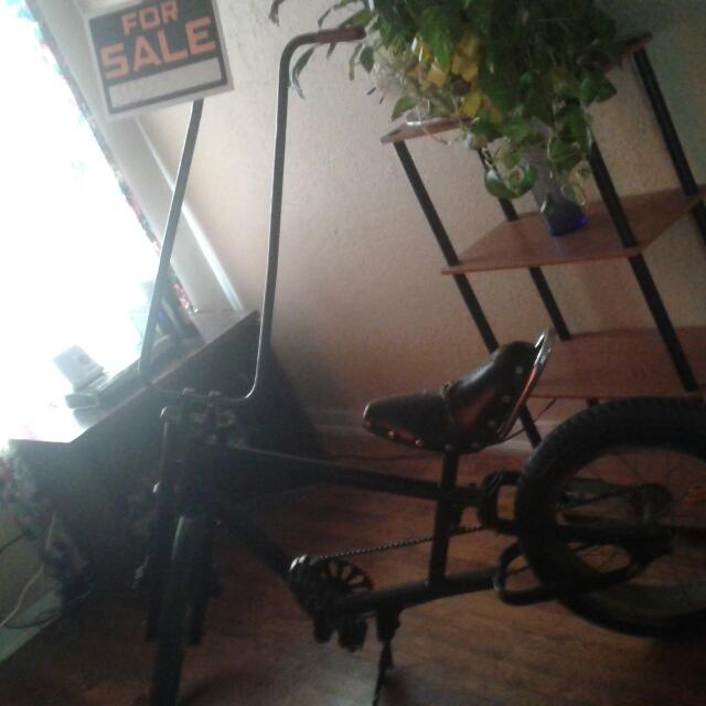 Schwinn Stingray Chopper Bicycle With Ape Hangers On Carousell