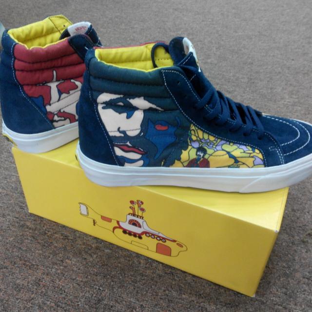 vans sk9 hi mens yellow