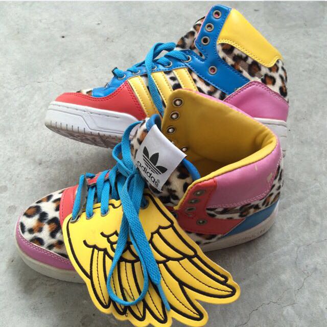 Adidas Jeremy Scott Wings Women s Fashion Footwear Sneakers on