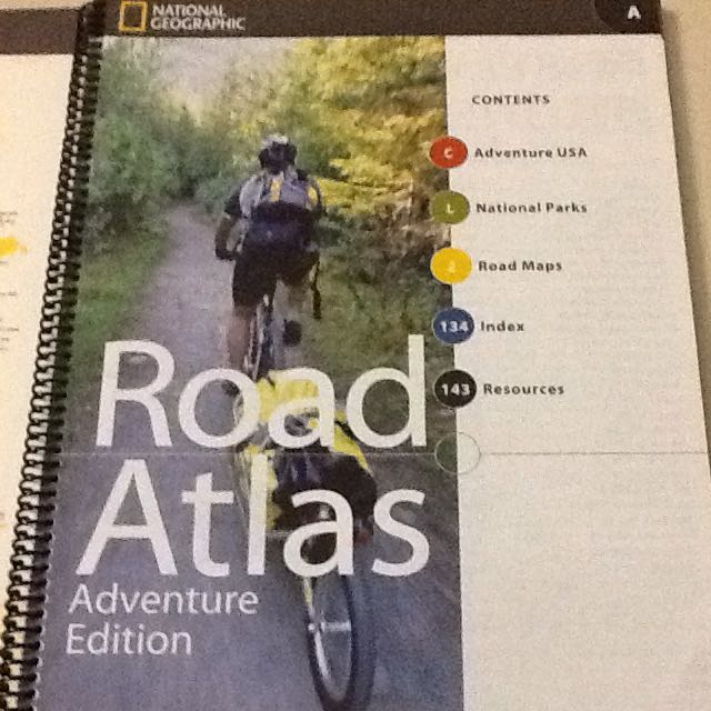 Road Atlas Adventure Edition Books Stationery On Carousell