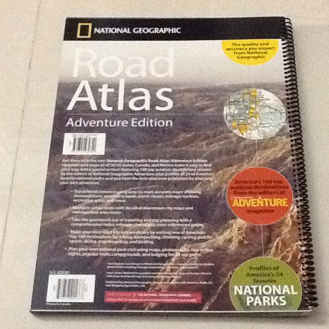 Road Atlas Adventure Edition Books Stationery On Carousell